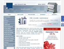 Tablet Screenshot of k-copy.cz
